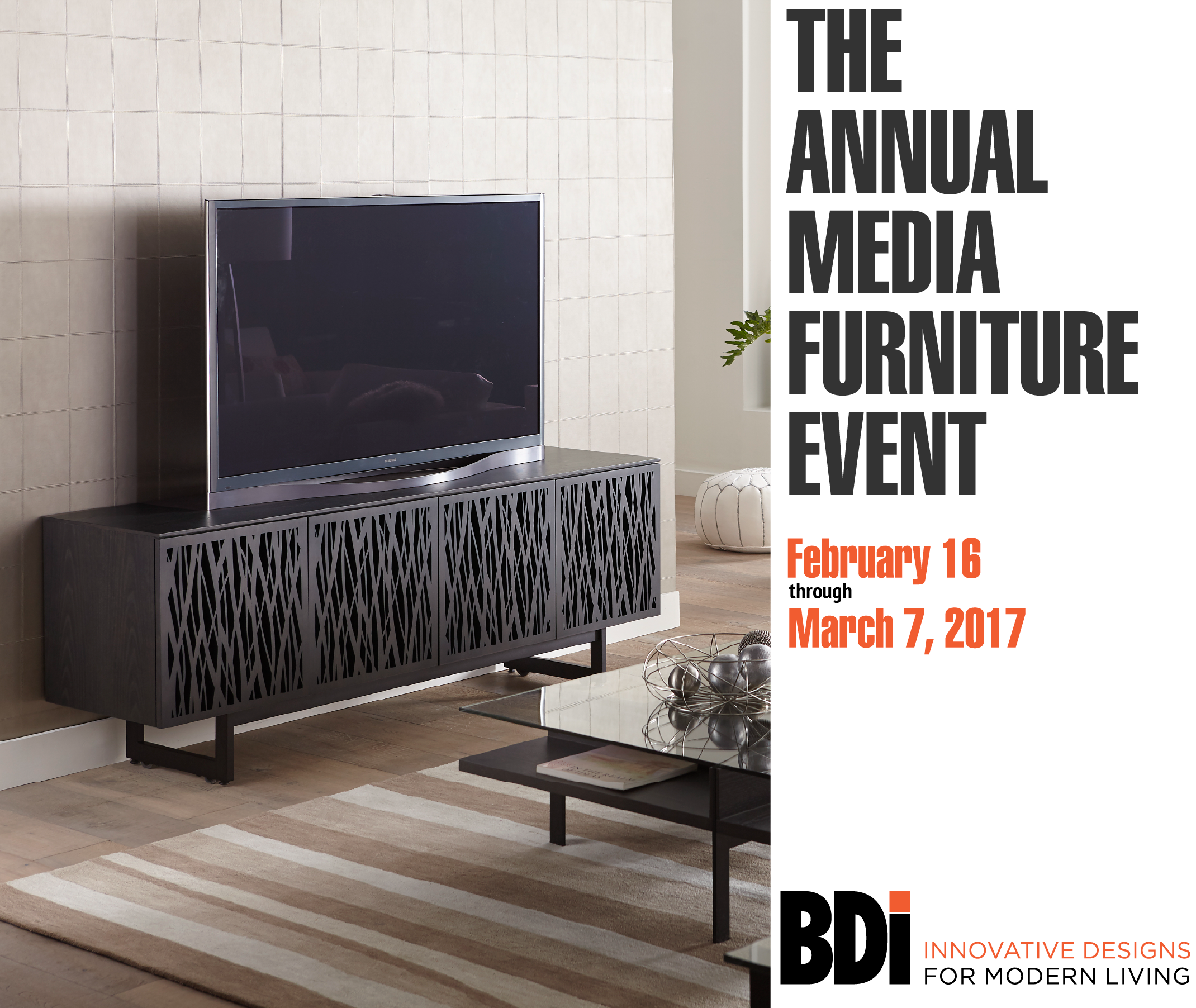The BDI Media Furniture Event at Hold It Contemporary Home