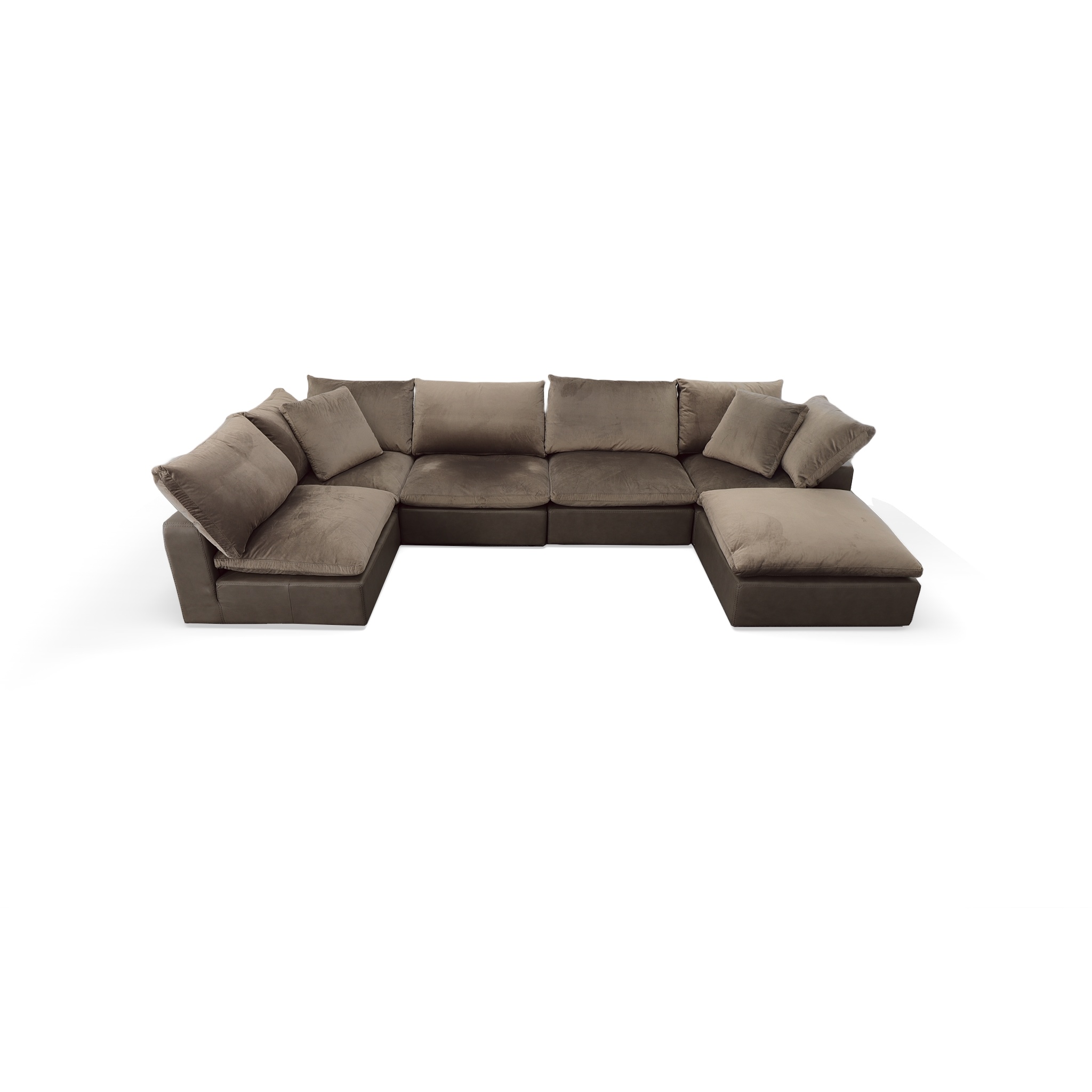 Rocco Leather Sectional 6-Piece