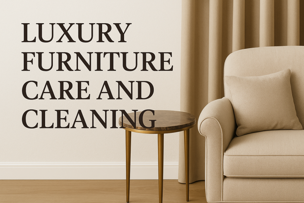 Luxury Furniture Care and Cleaning: Expert Guide