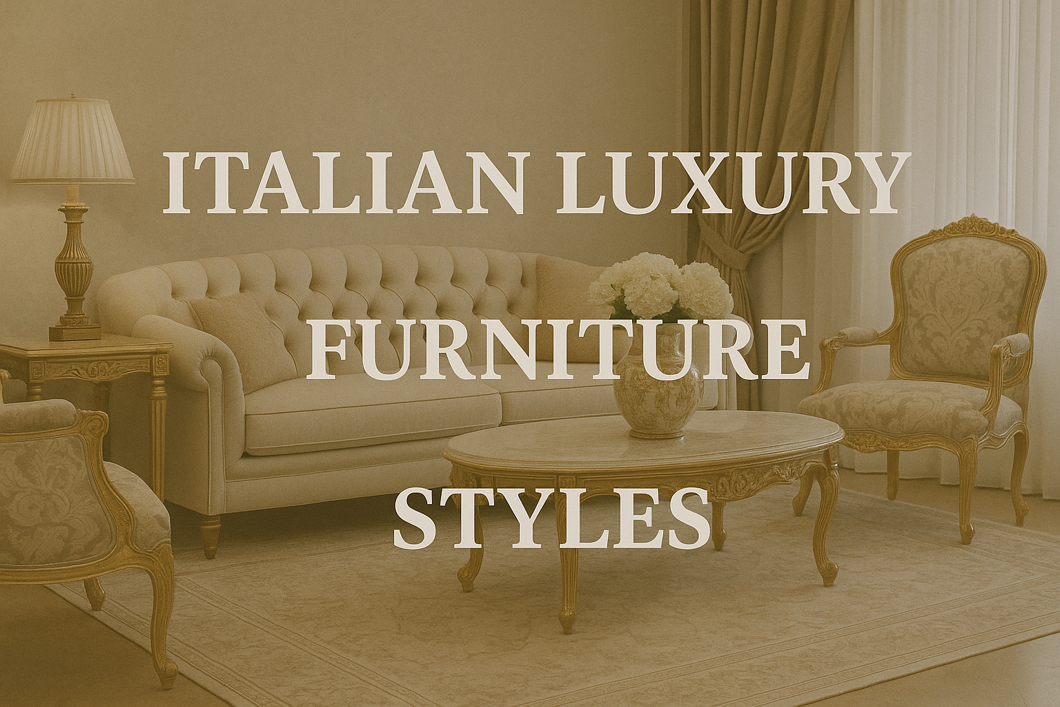 What is Italian Luxury Furniture? | Hold It Home