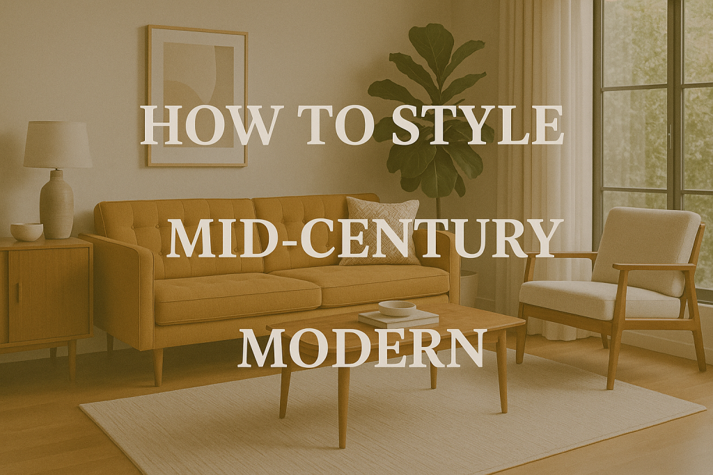 How to Style Mid Century Modern A Complete Room by Room Guide
