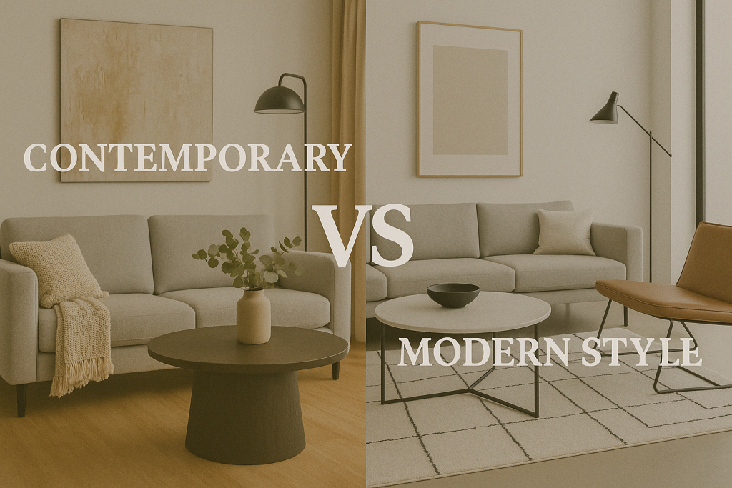 Contemporary vs Modern Style Differences