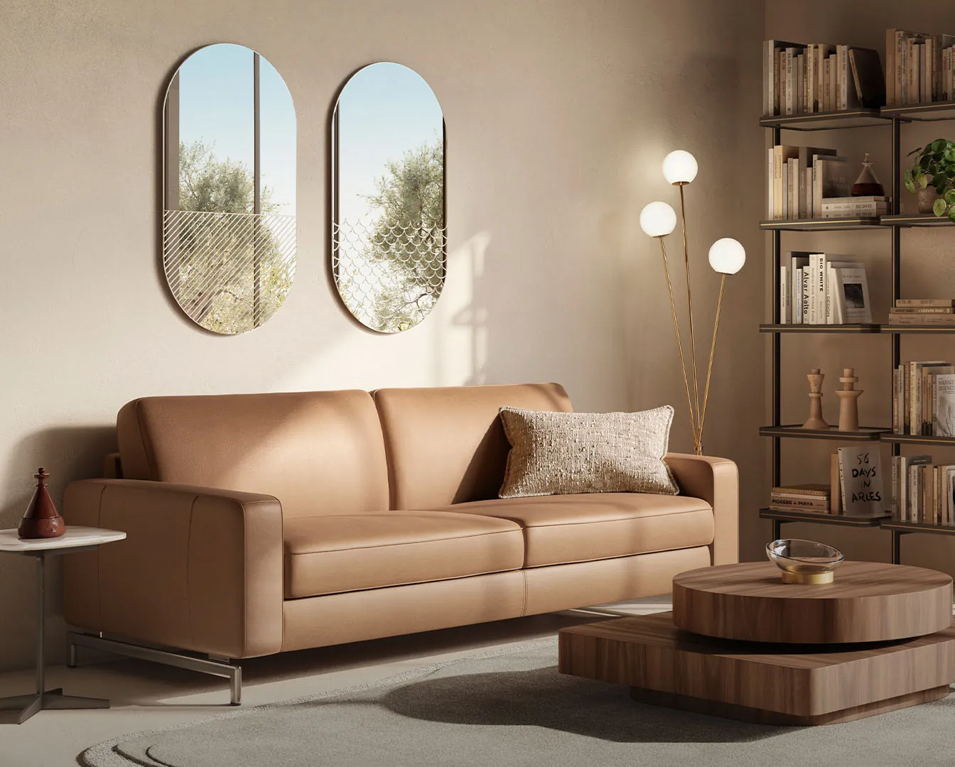 Natuzzi Italia Capriccio Sleeper Sofa 2