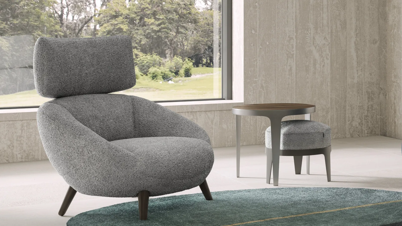 Natuzzi Italia Luna Armchair 2