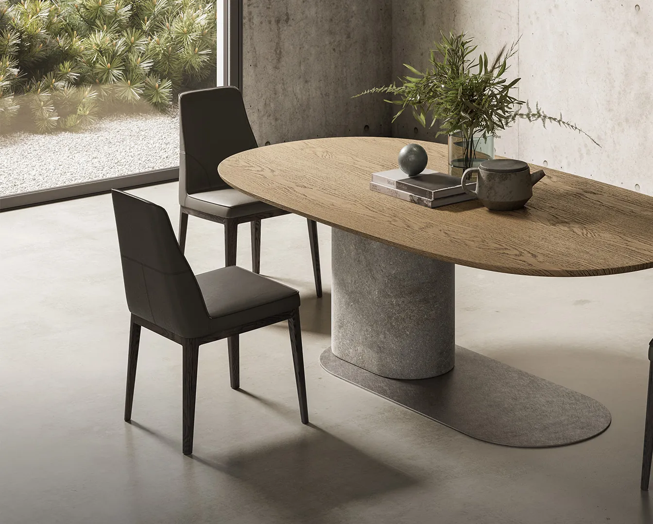 Natuzzi Italia Ombra Dining Table 2